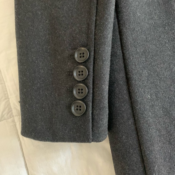 Kenneth Cole New York Black Peacoat Sz Medium - Picture 6 of 8